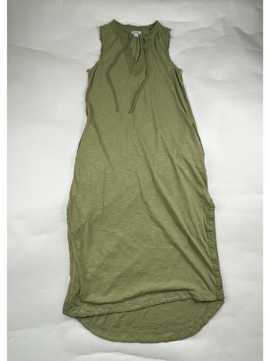 Sundance Dresses & Skirts - Sundance Sage Green Slub Knit Jersey Sleeveless Midi Dress XS